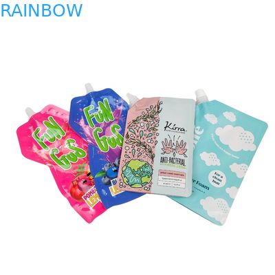 Flüssiges Kunststoff-Stand-up-Tasche mit Ausguss-Squeeze Verpackungstasche für kosmetische Getränke Lotion Düsenbeutel