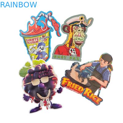 Unregelmäßige wiederverschließbare 3,5 g Kindersichere Mylar-Taschen Digitaldruck PET Ziplock-Verpackung für essbare Gummi-Cookies