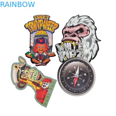 Unregelmäßige wiederverschließbare 3,5 g Kindersichere Mylar-Taschen Digitaldruck PET Ziplock-Verpackung für essbare Gummi-Cookies