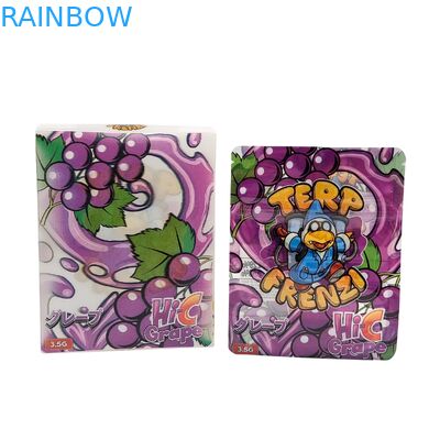 Kundenspezifische 3,5 g Kindersichere Mylar-Tasche für Snack-Verpackungen