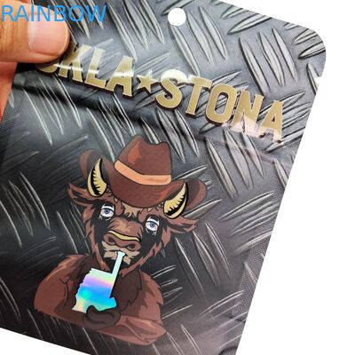 Individuelle 3,5g-28g wiederverschließbare Mylar-Beutel für Lebensmittelverpackungen