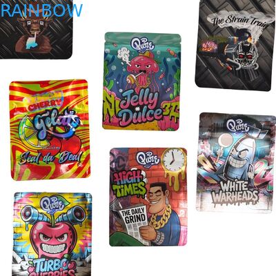 Individuelle 3,5g-28g wiederverschließbare Mylar-Beutel für Lebensmittelverpackungen