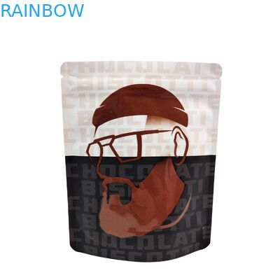 Individuell bedruckte, wiederverschließbare, geruchsdichte Mylar-Beutel für Lebensmittel von 3,5 g bis 28 g