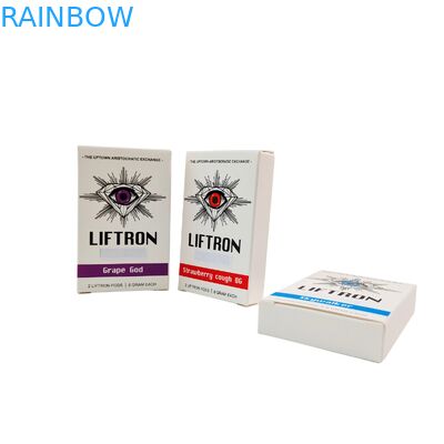 Biologisch abbaubare Faltschachtel aus Kraftpapier, Lebensmittelqualität, Prägeverpackung für Kerzen, Süßigkeiten, Klappkarton