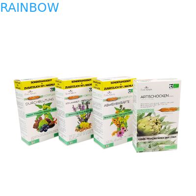 Biologisch abbaubare Faltschachtel aus Kraftpapier, Lebensmittelqualität, Prägeverpackung für Kerzen, Süßigkeiten, Klappkarton