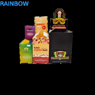 Personalisierte Faltschachtel aus Kraftpapier mit 350 g Pappe für die Verkaufsanzeige