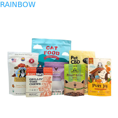 Umweltfreundliche, wiederverwendbare Stehtasche mit 50-200 Mikrometer Dicke für Tierfutterverpackungen