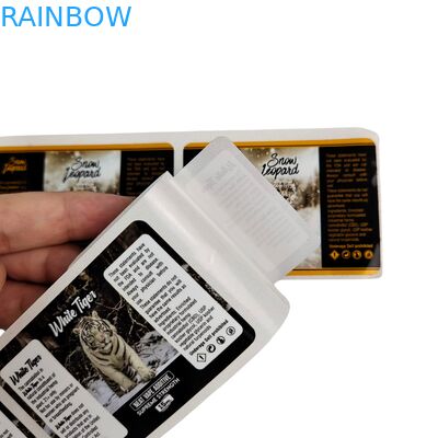 PVC-Klebstoff Vinyl PVC-Papier-Aufkleber Wasserdicht UV-Hologramm Druck selbstklebende Rollenetikette Verpackungsetiketten