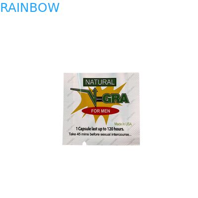 Lebensmittelechter, heißsiegelbarer Kunststoff-Reißverschlussbeutel mit individuellen Größen für Pillen, Tabletten und medizinische Kapseln