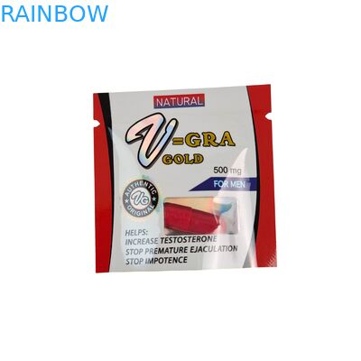 Lebensmittelechter, heißsiegelbarer Kunststoff-Reißverschlussbeutel mit individuellen Größen für Pillen, Tabletten und medizinische Kapseln