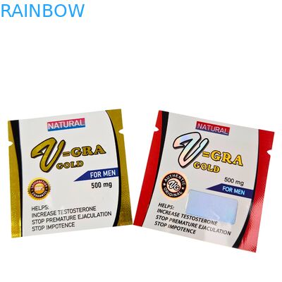 Lebensmittelechter, heißsiegelbarer Kunststoff-Reißverschlussbeutel mit individuellen Größen für Pillen, Tabletten und medizinische Kapseln