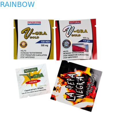 Lebensmittelechter, heißsiegelbarer Kunststoff-Reißverschlussbeutel mit individuellen Größen für Pillen, Tabletten und medizinische Kapseln