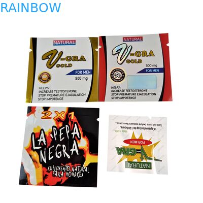 Lebensmittelechter, heißsiegelbarer Kunststoff-Reißverschlussbeutel mit individuellen Größen für Pillen, Tabletten und medizinische Kapseln