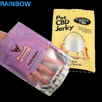 Gravure Printed Back Side Sealed Plastic Bags Valve Stand Pouch Pet Food Bag Resealable Moisture Proof Zip Pocket Dog Cat Snacks