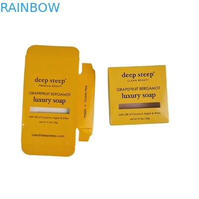 Biologisch abbaubare Kosmetikverpackung mit klassischem Design und glänzender Lamination