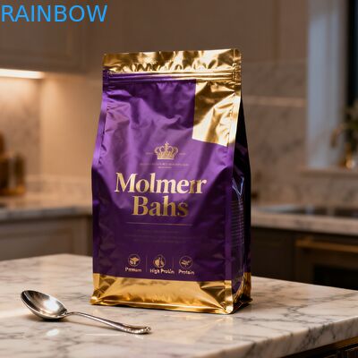 Kundenspezifische biologisch abbaubare Tierfutterverpackungen Mylar-Beutel Seitenfaltenbeutel Hunde- und Katzenfutter-Reißverschlussbeutel mit Ventil