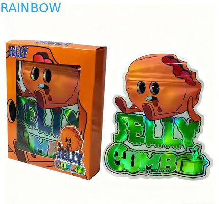 Individuell bedruckte 3,5g wiederverschließbare Mylar-Beutel für Snackverpackungen Standbodenbeutel