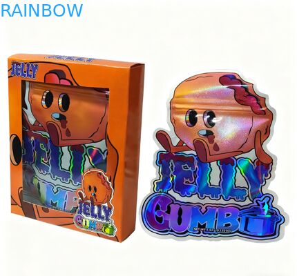 Individuell bedruckte 3,5g wiederverschließbare Mylar-Beutel für Snackverpackungen Standbodenbeutel