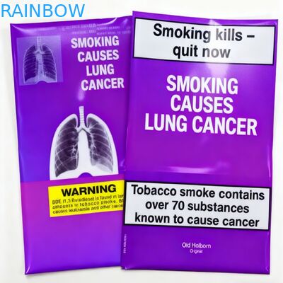 Vorgefertigte Beutel mit Reißverschluss für essbare Lebensmittelverpackungen, lebensmittelechte Dreiseiten-Siegelbeutel aus Kunststoff für Tabak, Mylar-Beutel