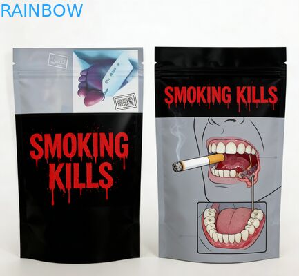 Individuell bedruckte, lebensmittelechte, geruchsdichte Mylar-Ziplock-Beutel, Standbodenbeutel für Snackverpackungen