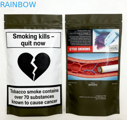 Individuell bedruckte, lebensmittelechte, geruchsdichte Mylar-Ziplock-Beutel, Standbodenbeutel für Snackverpackungen