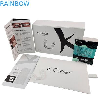 Individuelle Luxus-Magnet-Zahnspangen-Kit-Box mit 350g Dicke für kieferorthopädische Aligner-Verpackung