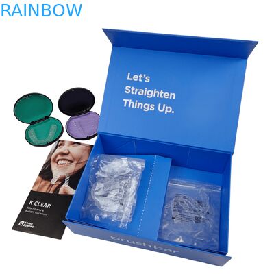 Zusammengefaßte Klappbare Magnetzahnbefestigungen mit 350 g Dicke für Orthodontik-Aligner-Verpackungen