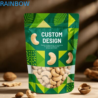 Hochwertige, kundenspezifische Digitaldruck-Verpackungsbeutel aus recyceltem Kunststoff für Lebensmittel mit Heißsiegelung und Standboden