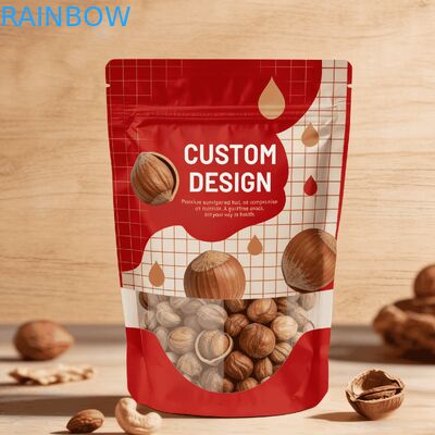 Hochwertige, kundenspezifische Digitaldruck-Verpackungsbeutel aus recyceltem Kunststoff für Lebensmittel mit Heißsiegelung und Standboden