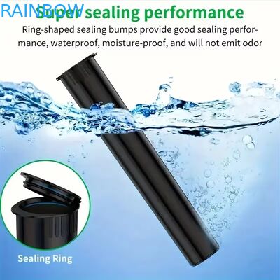 80mm 98mm 109mm 116mm Kinderschutz-Squeeze Pop Tops Rohre Kunststoff Vorverpackung Rolling Tube mit Etikett Aufkleber