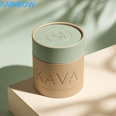 Biologisch abbaubare, anpassbare Größe Lebensmittelsicherer Kraftpapierrohr für Geschenkboxen