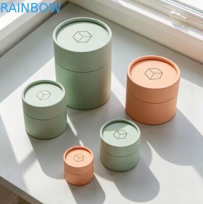 Biologisch abbaubare, anpassbare Größe Lebensmittelsicherer Kraftpapierrohr für Geschenkboxen