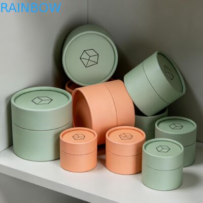 Umweltfreundliche, biologisch abbaubare, anpassbare Zylinderverpackungsschläuche und Papierboxen für Lebensmittelsicherheit für Kosmetik- und Parfümverpackungen