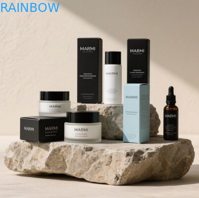 Custom Luxus Weißkartonboxen für Parfümflasche 50ml 100ml Box Top Deckel Parfüm Set mit Premium Geschenkbox