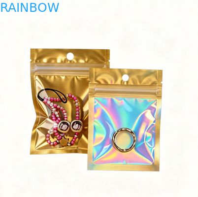 Auf Wunsch gedruckte, recycelbare PVC-Plastikmatte, wieder verschließbare Verpackungstüte mit dreiseitiger Dichtung