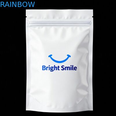 Benutzerdefinierte kieferorthopädische Aligner-Verpackungsbeutel mit wiederverschließbarem Reißverschluss und lebensmittelechtem Material in anpassbaren Größen