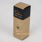 Prägeartige verpackende Papierkasten-Brown-Kraftpapier Cbd-Öl-Flasche Eco freundliche Kosmetik angewendet