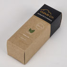 Prägeartige verpackende Papierkasten-Brown-Kraftpapier Cbd-Öl-Flasche Eco freundliche Kosmetik angewendet