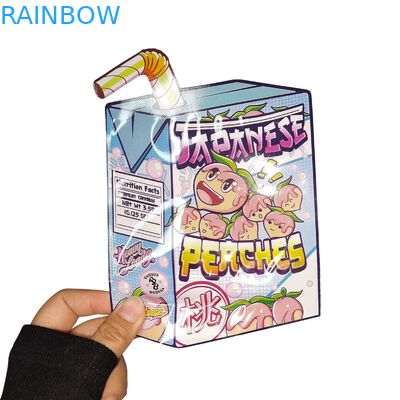 Großhandel Custom Printed Special Shape Gummy Flower Bags 3,5 7g Stand Up Child Proof Bag mit Logo