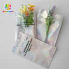 Hochzeitstorte-Plastikbeutel, die drei Seite Siegelreißverschluss-Taschen mit Hologramm-Effekt verpacken