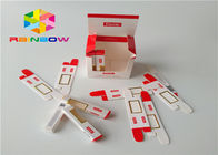 Fertigen Sie den Logo-Papierkasten besonders an, der glatte Folien-kosmetische Papierverpackung aufbereitetes Material verpackt