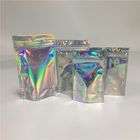 Dauerhaftes Hologramm stehen oben Beutel-Plastik-Unkraut-Geruch-Beweis-Taschen mit klarem Fenster