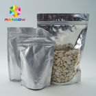 Großhandelsnahrungsmittelgrad-Aluminiumfolie stehen oben Tasche mit Reißverschluss mit klarem Vorderfenster für Samen/das Trockenfrüchte-Verpacken