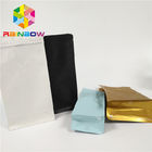 Kundenspezifischer Druckflache Unterseiten-Keil-Taschen-Quadrat-Unterseiten-Aluminiumfolie-Beutel mit Ventil für Kaffeebohne-Verpacken