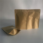 Nahrungsmittelgrad-Kraftpapier stehen oben Beutel-Verpackenaufreißlasche mit gutem Versiegelbarkeits-Reißverschluss