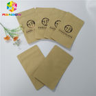 Drei Seite Siegel-Kraftpapier kundengebundene Papiertüte-Folie gezeichnete organische Röstkaffee-Verpackung
