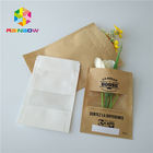 Brown-Kraftpapier-Taschen-Verpackenfilter-Kaffee-Pulver-Taschen-Matt-Oberfläche mit Fenster