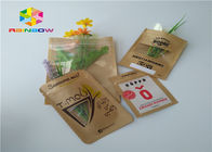 Verpacken- der Lebensmitteldruckpapiertüte-Brown-Kraftpapier-recyclebares Gravüren-Drucken