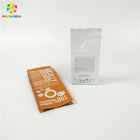 Das Kaffeebohne-Pulver-Verpacken, das gedruckt wird, steht oben die Beutel, die für das Verpacken von trockenen Bohnen Plastik sind