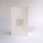 Zinn-Bindungs-Brown-Seiten-Keil kundengebundenes Papiertüte-fettdichtes langlebiges Gut mit Fenster